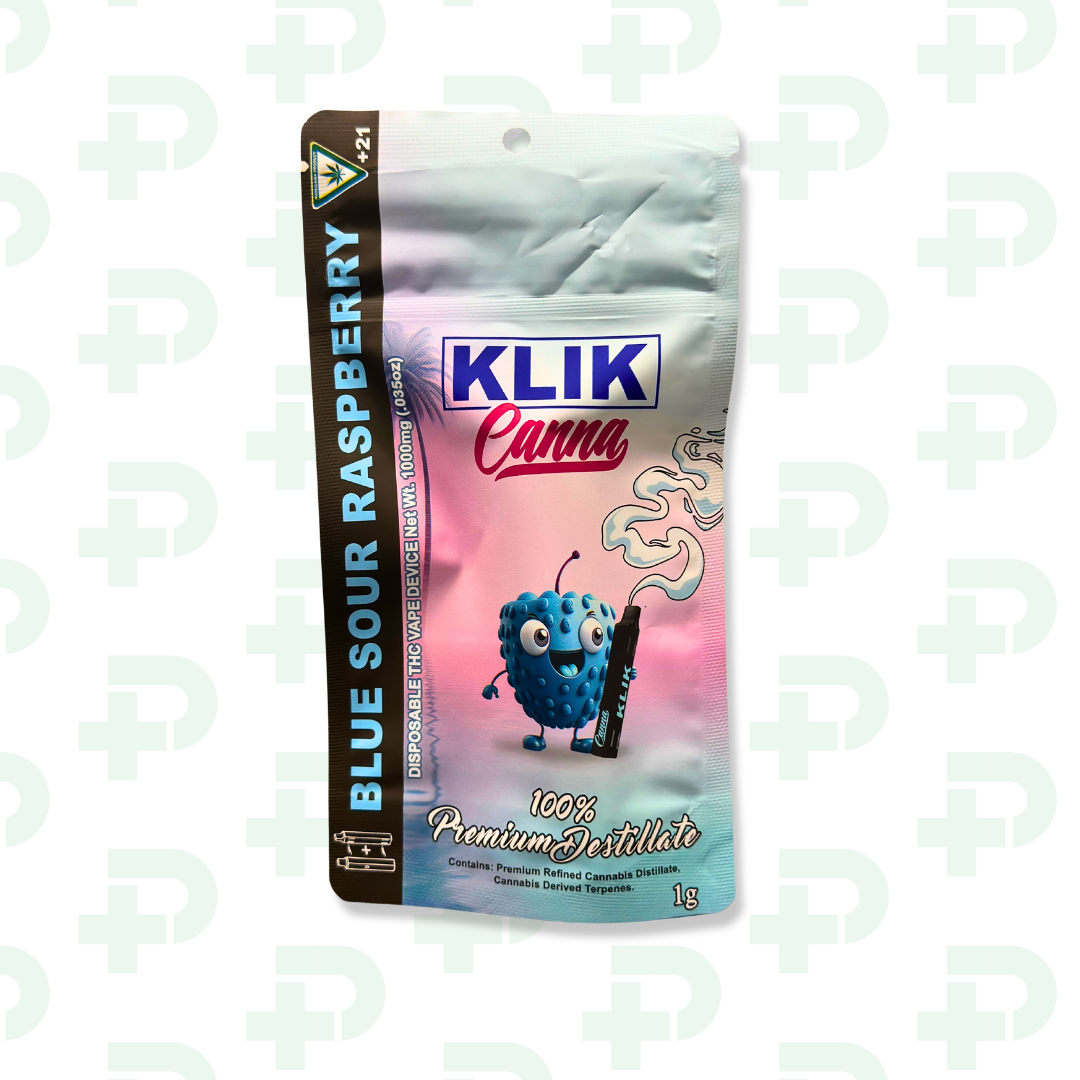 Photograph of product: KLIK Disposable - Blue Sour Raspberry