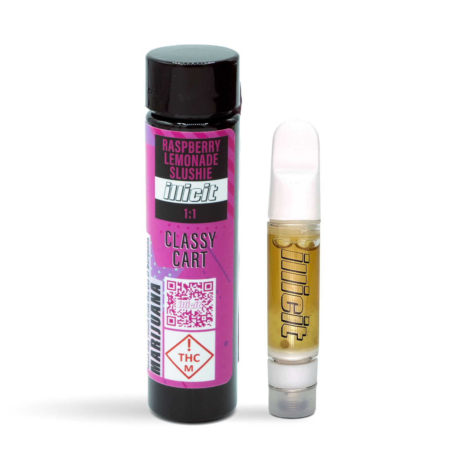 Photograph of product: Raspberry Lemonade Slushie Classy Cart | 1g