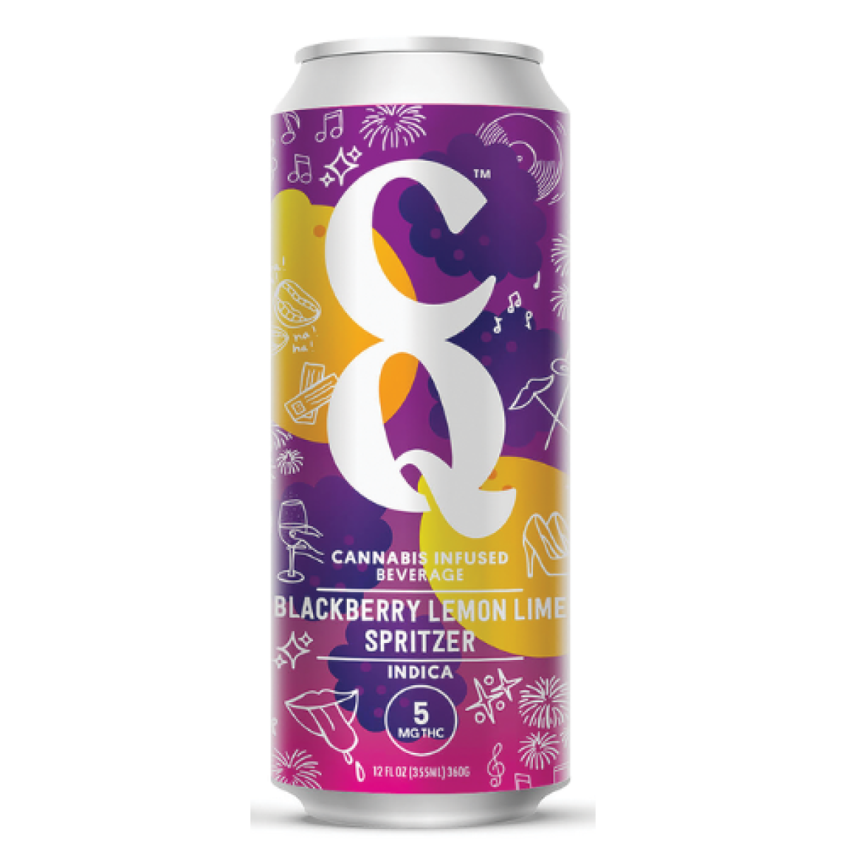 Photograph of product: CQ | Blackberry Lemon Lime | Spritzer | 1pk