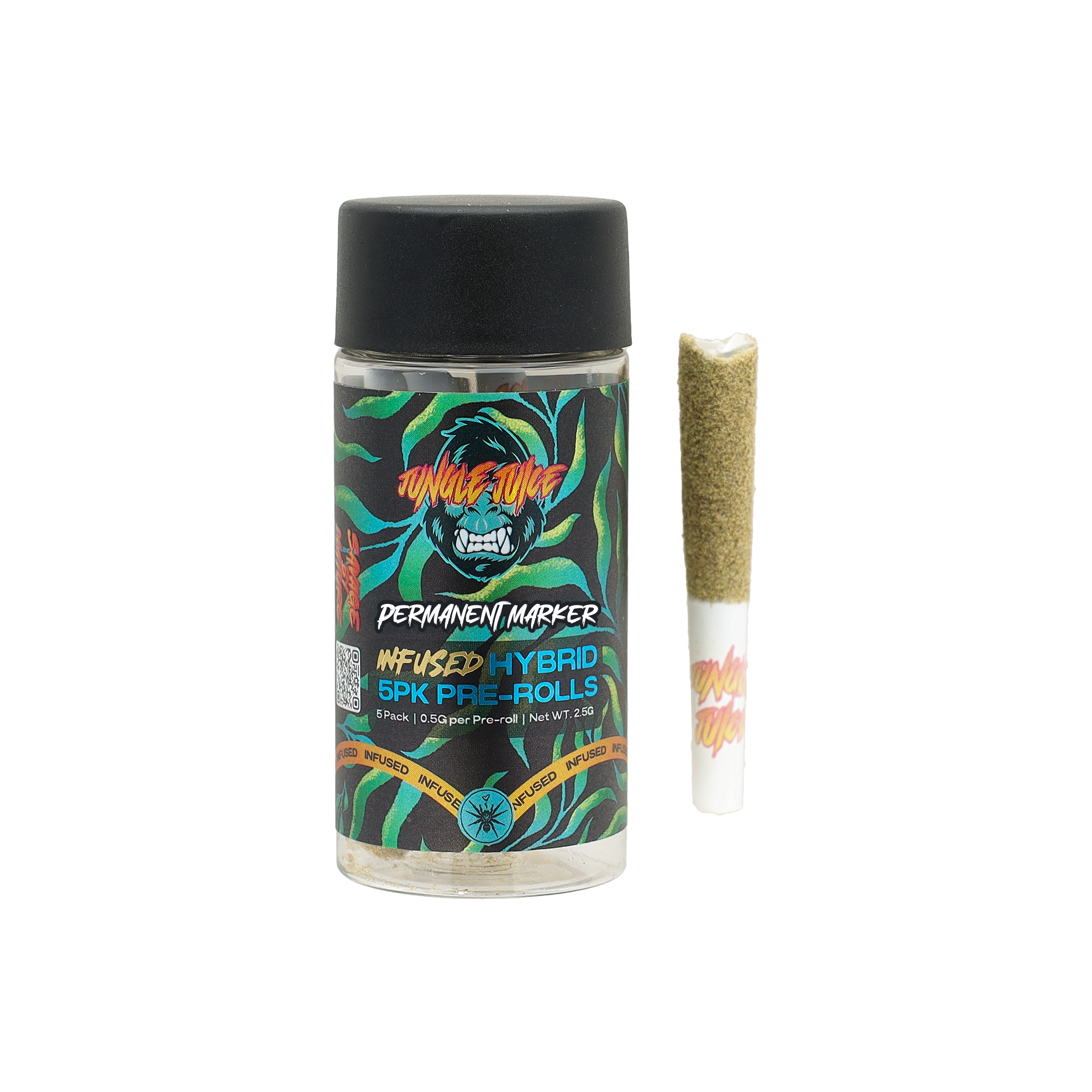 Photograph of product: Permanent Marker 5pk Infused Pre-Rolls