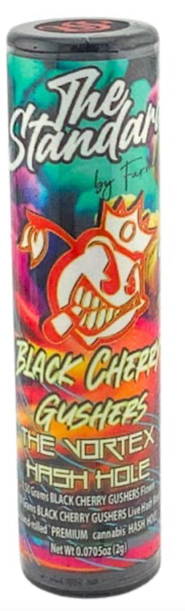 Photograph of product: THE VORTEX | BLACK CHERRY GUSHERS  au chocolatHOLE | 2G