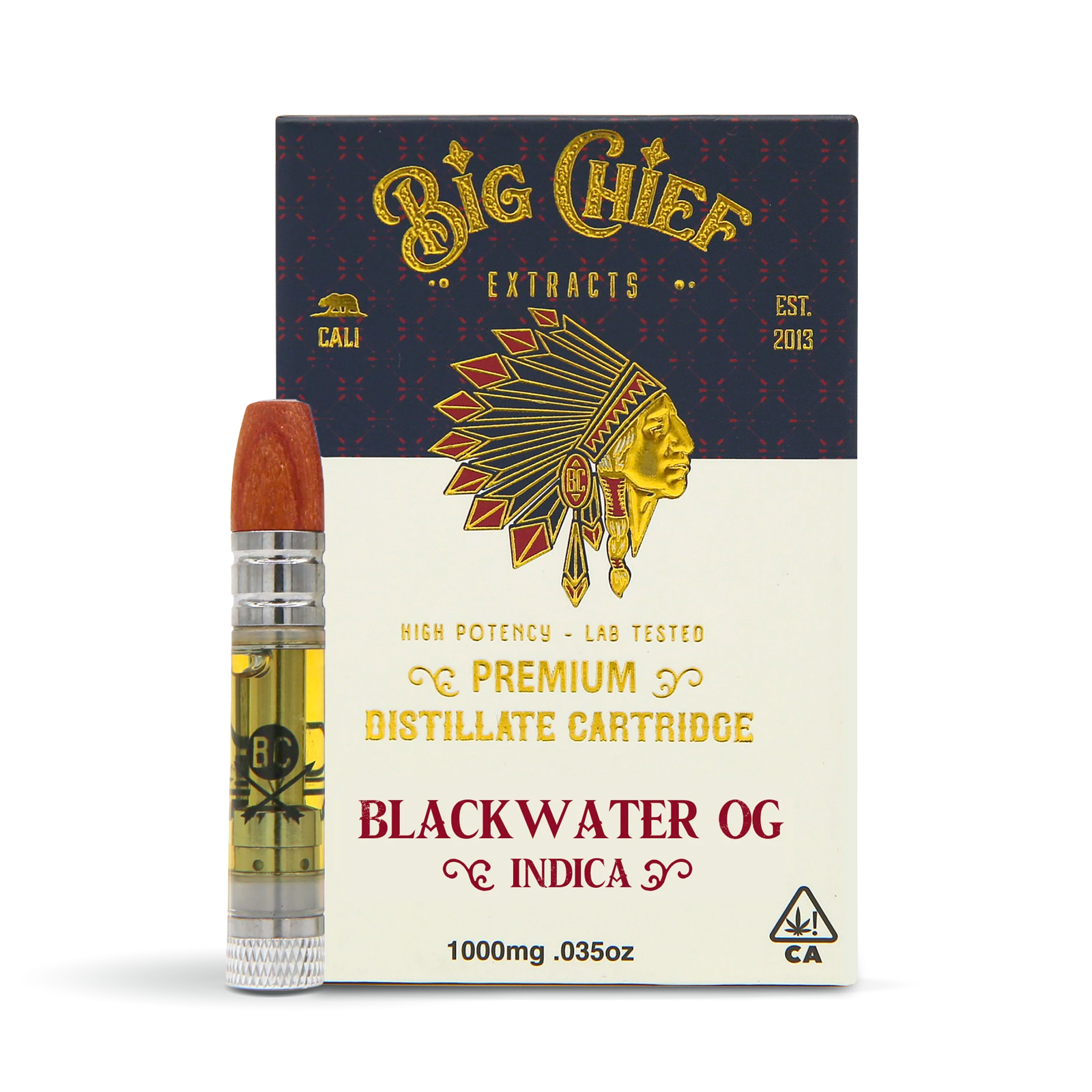 Photograph of product: Blackwater OG Distillate Cartridge | 1g
