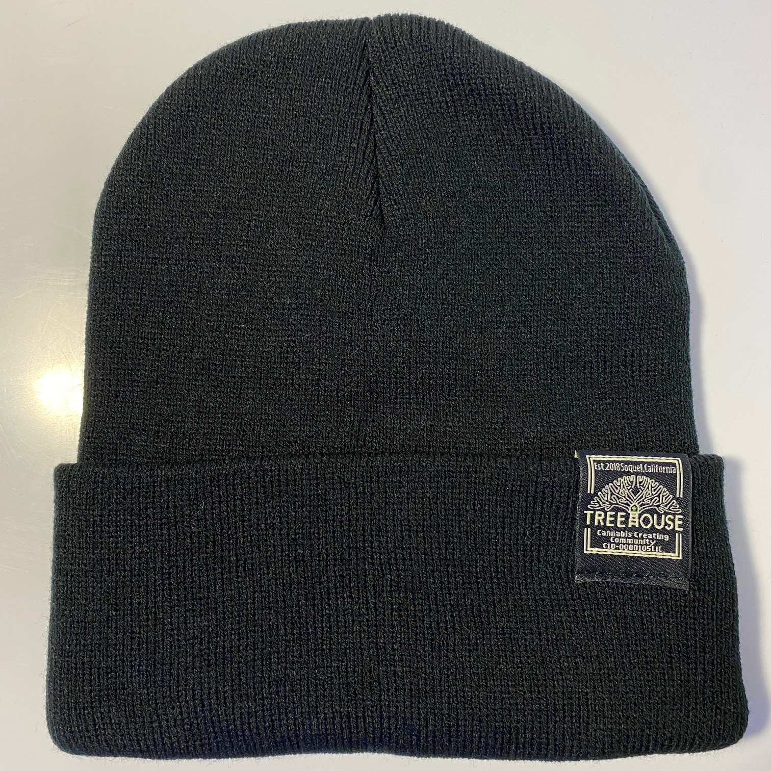 Photograph of product: Black Treehouse Beanie
