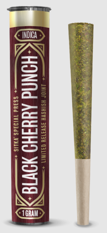 Photograph of product: *Promo* Sitka | Black Cherry Punch au chocolat Infused Pre-Roll | 1g