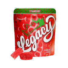 Photograph of product: Legacy | Strawberry Gummies | 10pk 100mg
