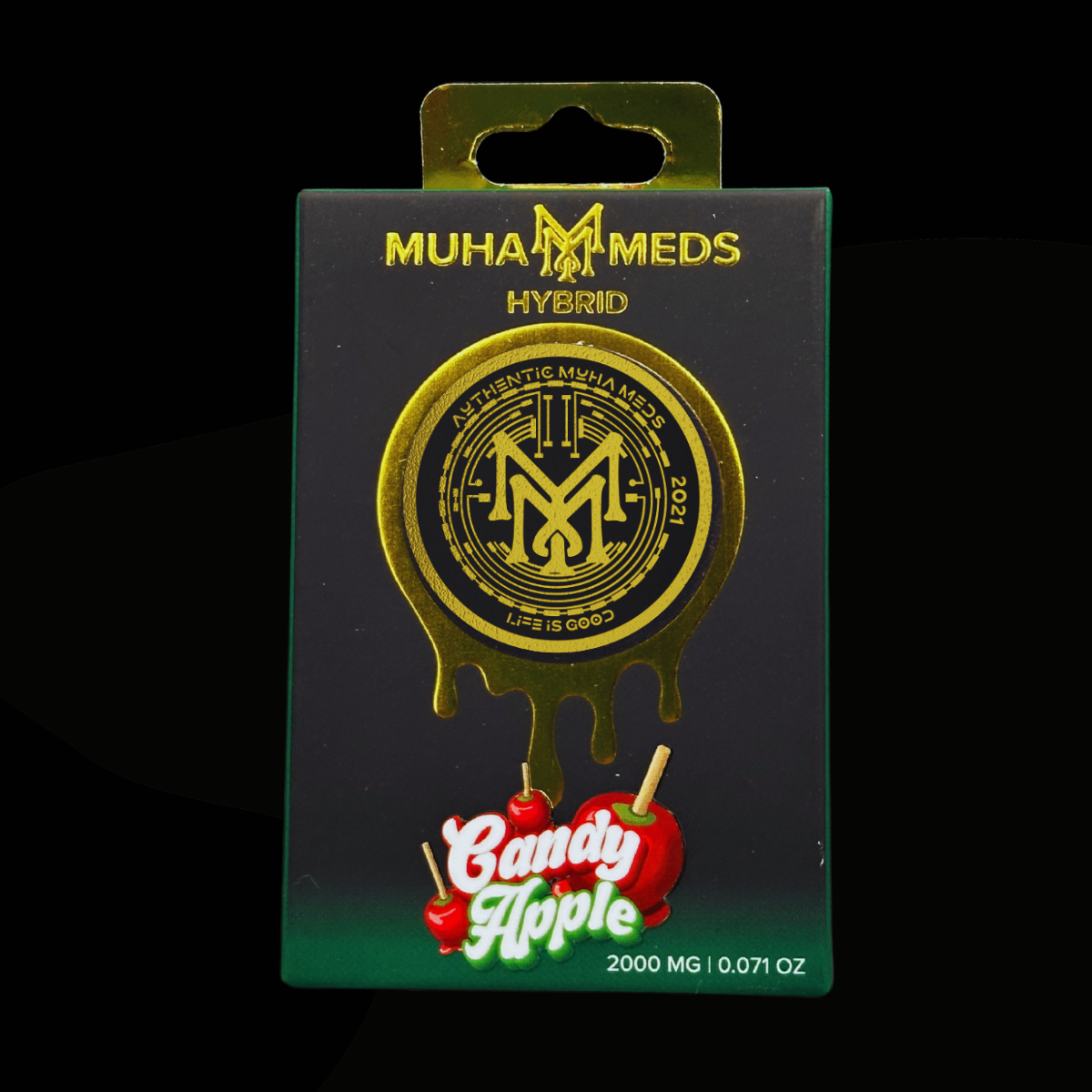 Photograph of product: Muha Meds 2g Cartridge | Candy Apple - Hybrid