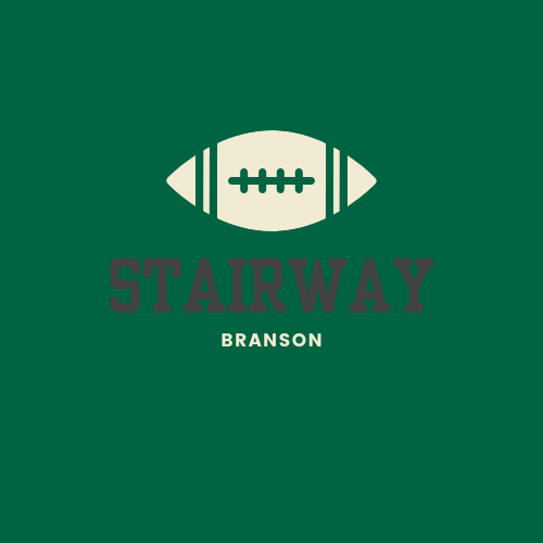 Photograph of product: Stairway Football Tee-GREEN