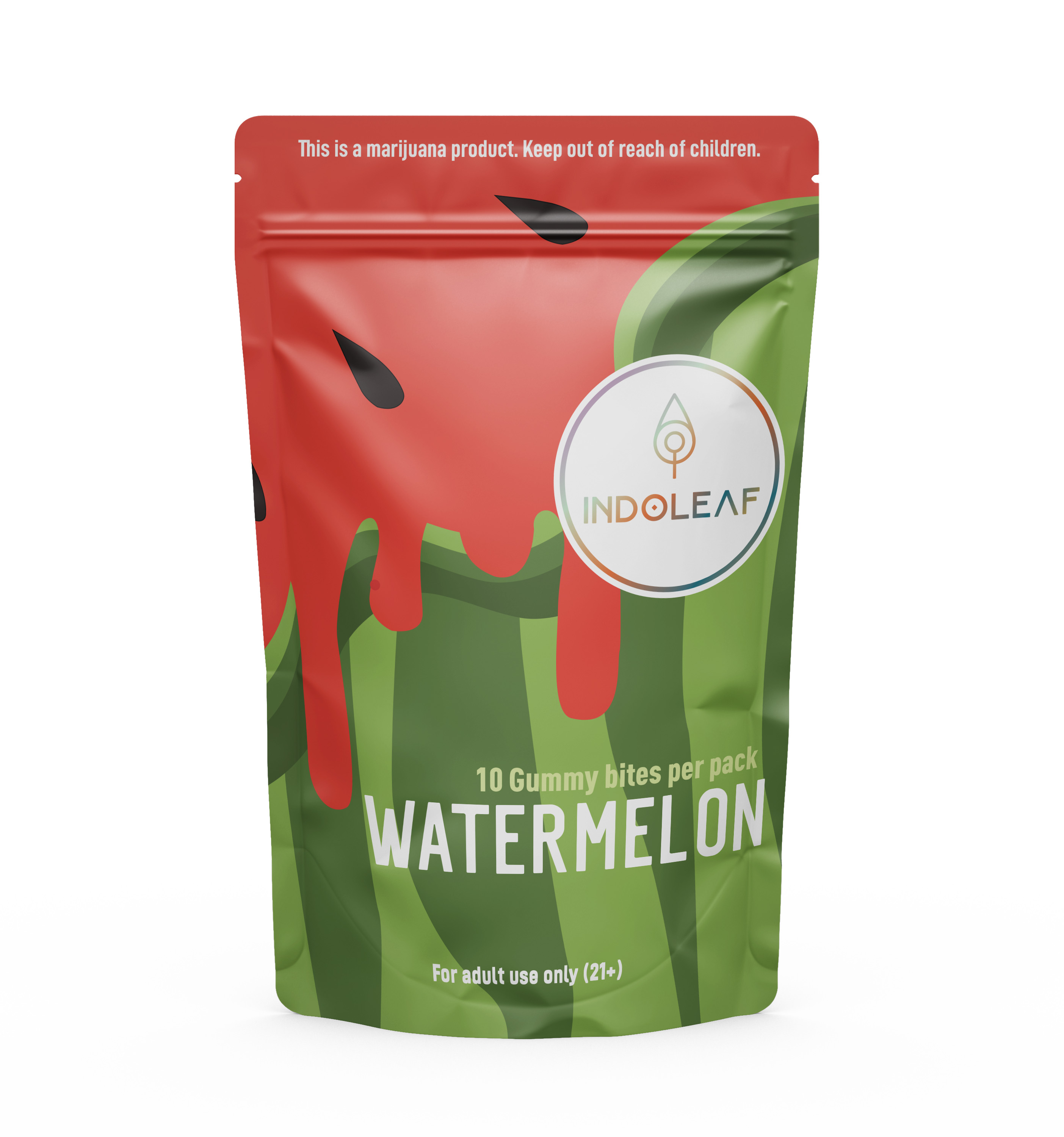Photograph of product: IndoLeaf | Watermelon | Gummy 100 mg [#61]