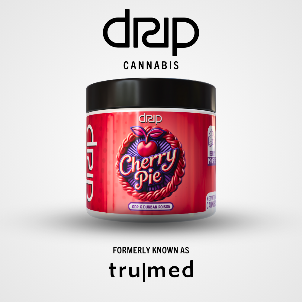 Photograph of product: (DRIP) Top-Shelf Flower 7g (Cherry Pie)