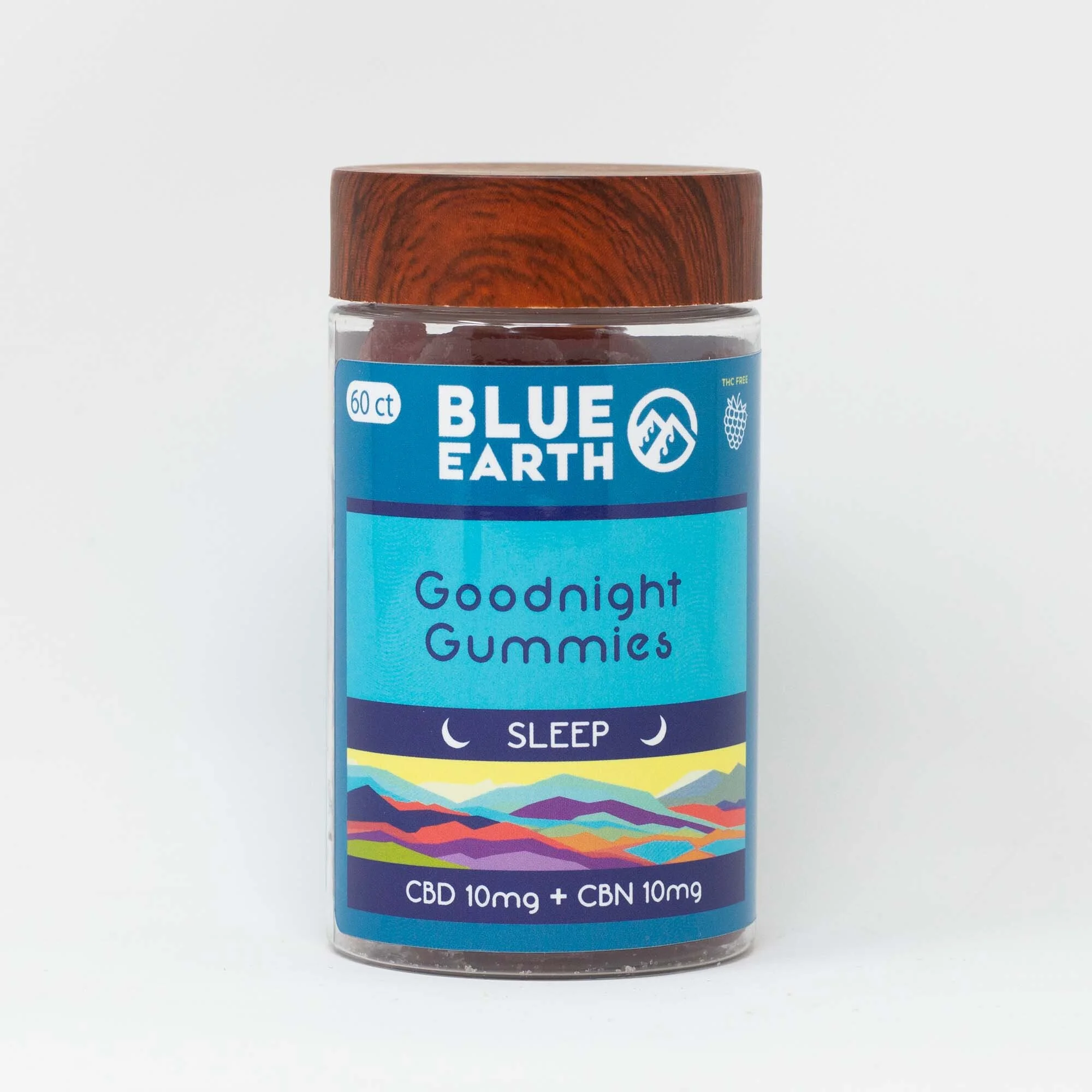 Photograph of product: BLUE EARTH 60pk Good Night CBD - GUMMIES