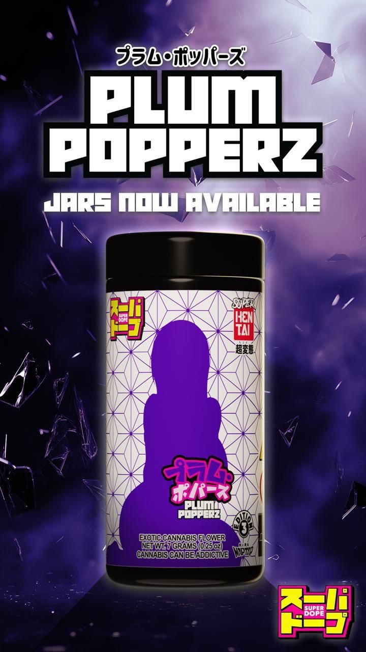 Photograph of Product: Plum Popperz | Indica | 1/4oz Flower - 7g