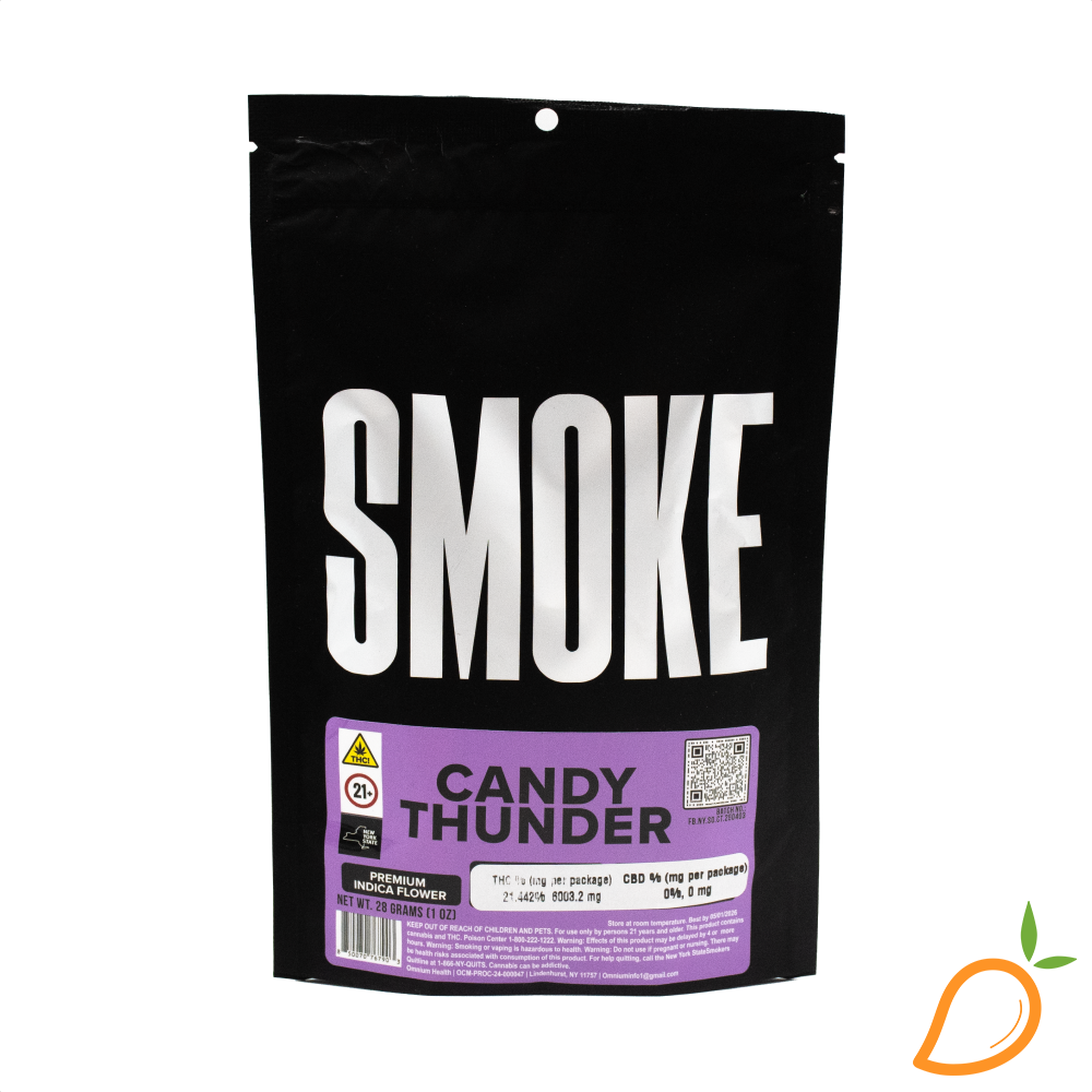 Photograph of product: 28g Candy Thunder Prepackaged Flower Smoke