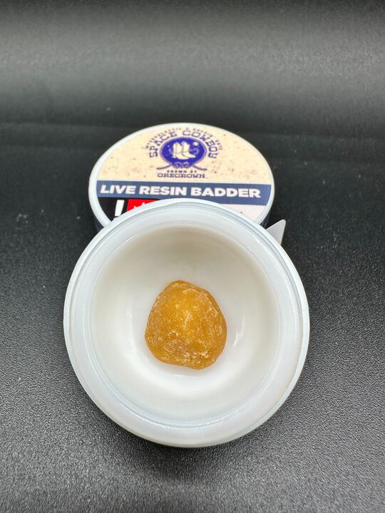 Photograph of product: Live Resin Badder 1g Space Cowboy (Oregrown)