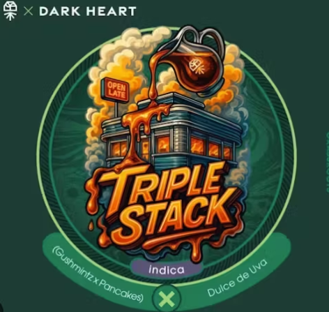 Photograph of product: Triple Stack "Dark Heart Collection" | Small Buds | 7g