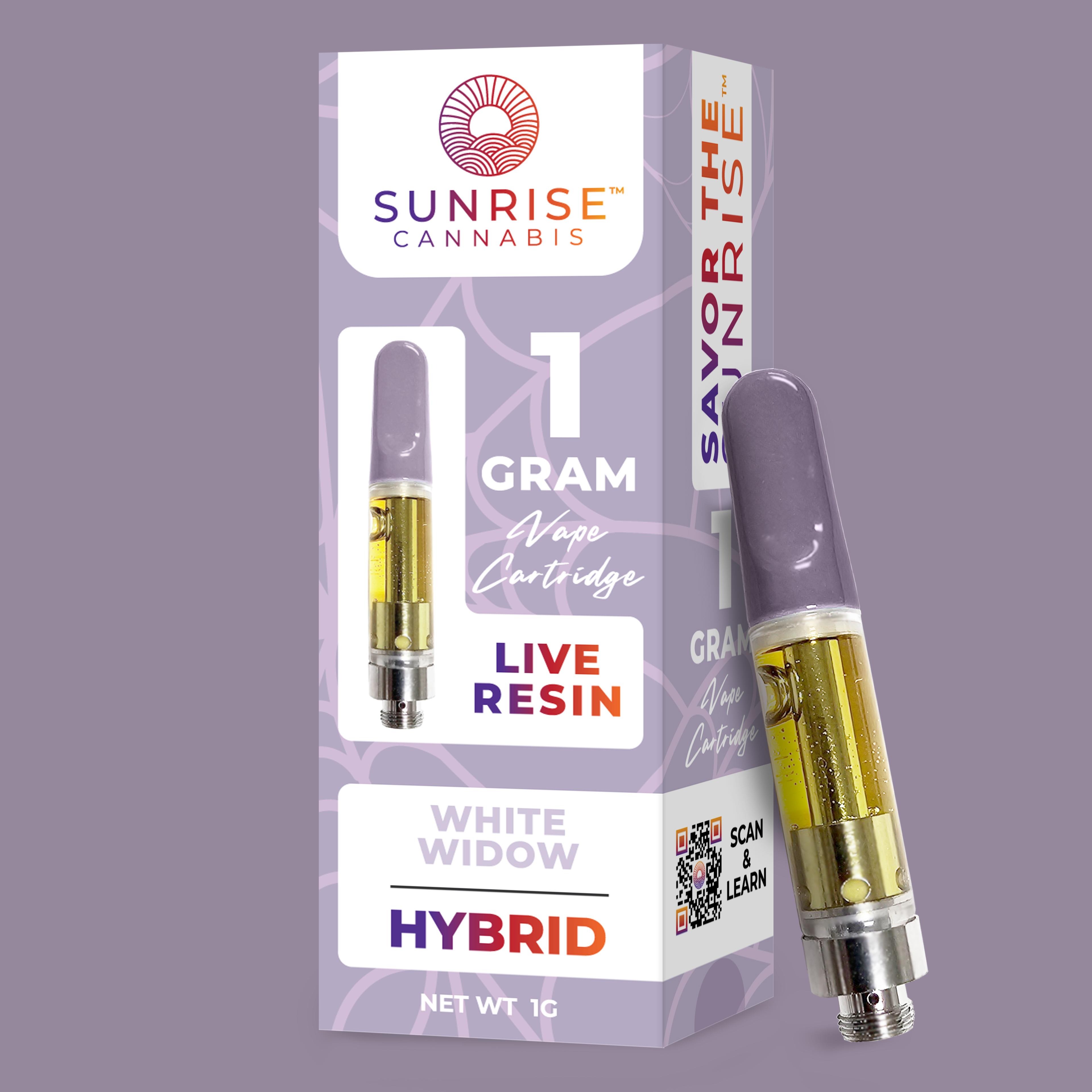 Photograph of product: White Widow (H) Live Resin Cart 1 gr