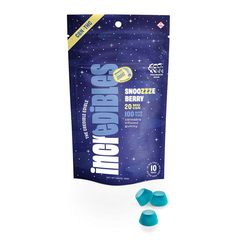 Photograph of product: Incredibles  |  Snoozzzeberry  |  [10pk x 10mg]  | Edibles | Soft Lozenges