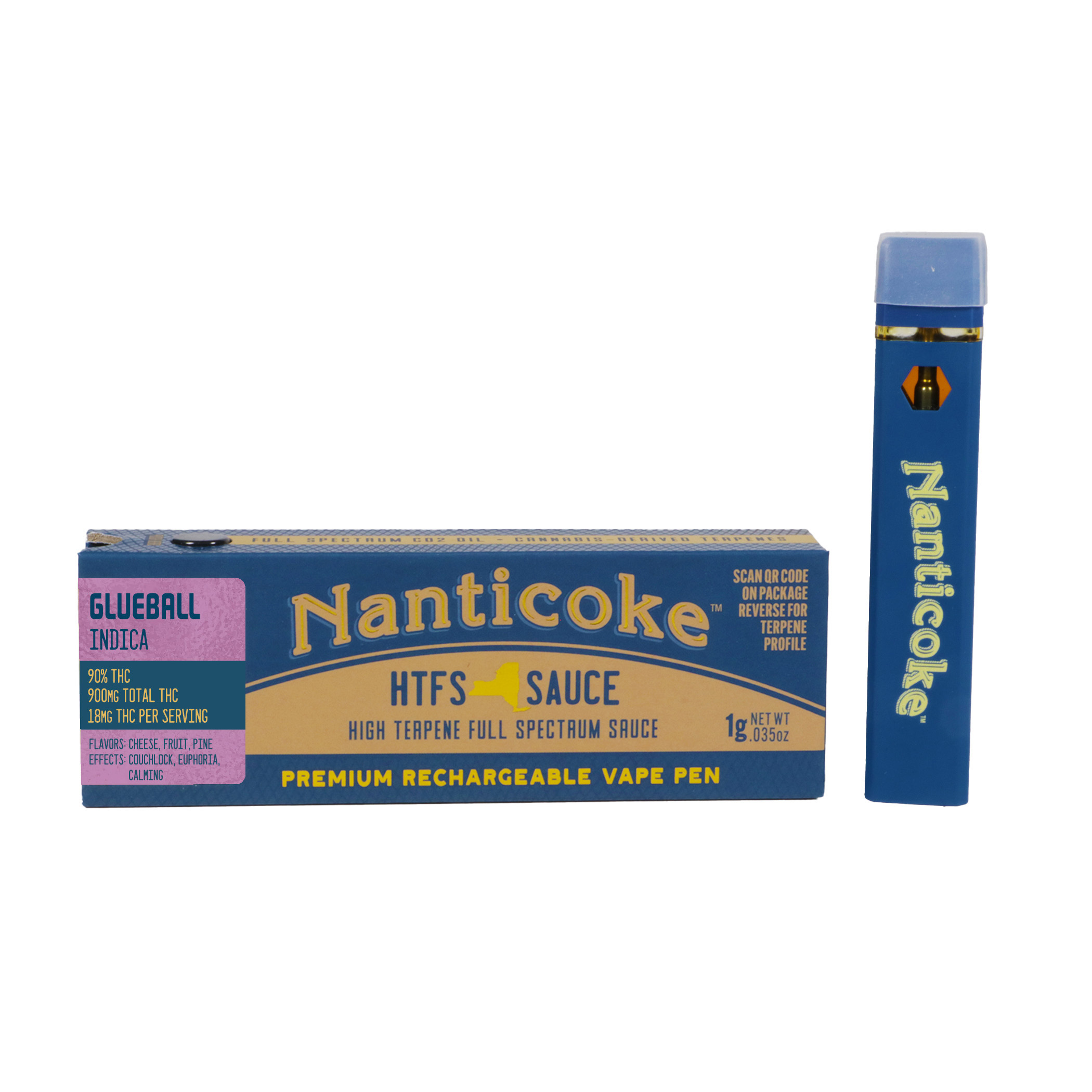 Photograph of product: Nanticoke Glue ball AIO Vape Pen