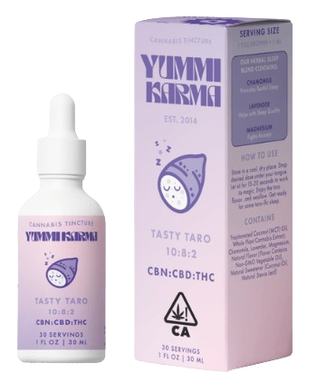 Photograph of product: TASTY TARO 10:8:2 (CBN+CBD+TH-oui) 30ML