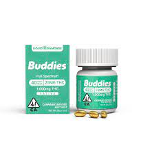 Photograph of product: Buddies - 100mg TH-oui Soft Gels 10pc (1000mg)