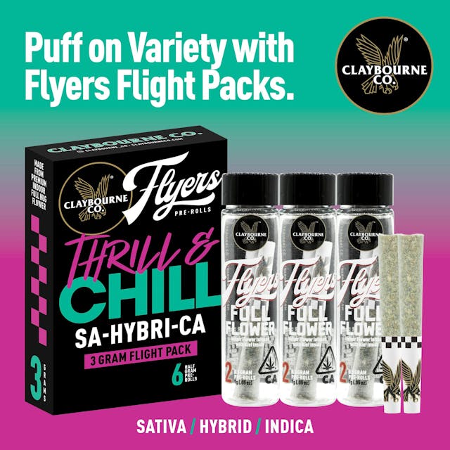 Photograph of product: Thrill & Chill Variety 6pk - 0.5g Pre-Rolls - Retail