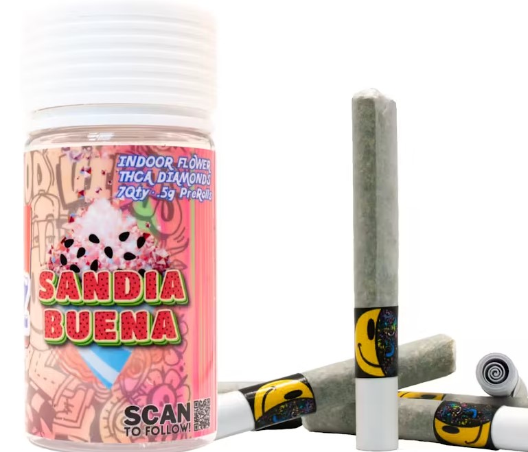 Photograph of product: Head Space Mini Raspaz - Sandia Buena 7pk