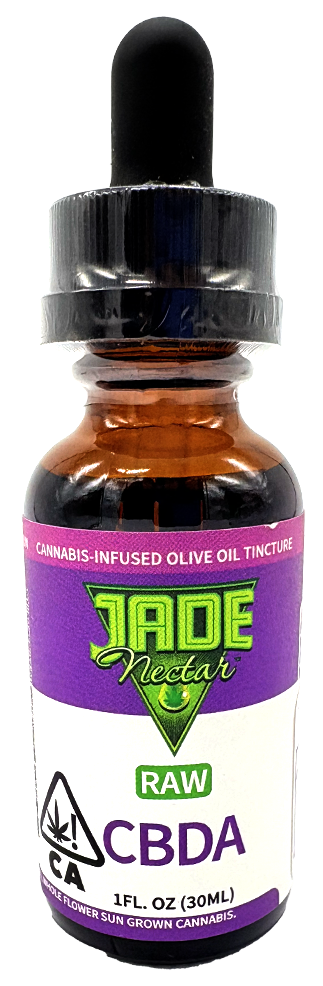 Photograph of product: Jade Nectar | RAW CBDA | 30ML Tincture