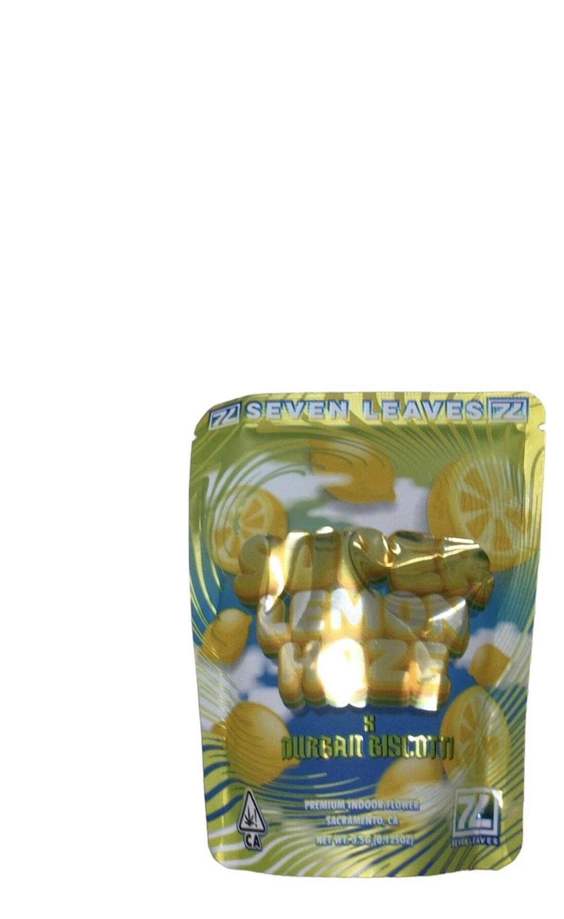 Photograph of product: Seven Leaves- Super Lemon Haze x Durban Biscotti