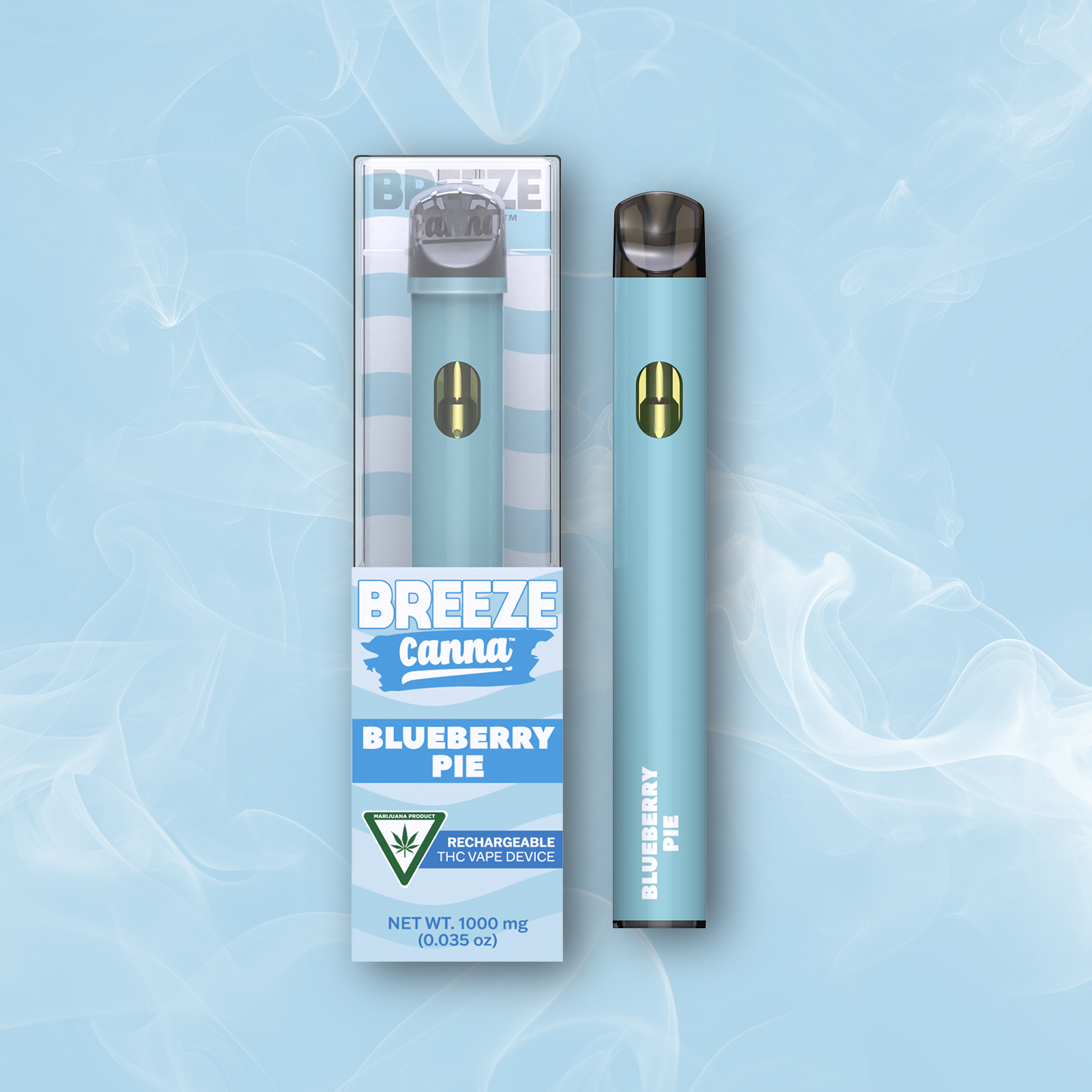 Photograph of Product: Blueberry Pie - Classic 1g PLUS Vape Device