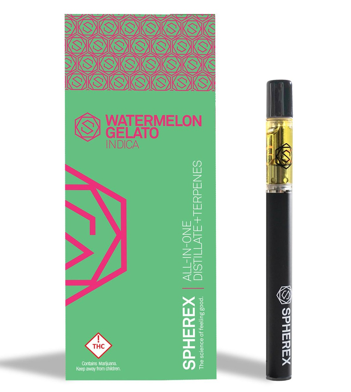 Photograph of product: Spherex 1000mg AIO: Watermelon Gelato