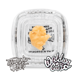 Photograph of product: Jungle Boys | Wedding Cake - 1g Cold Cure Full Spectrum Live Rosin Batter