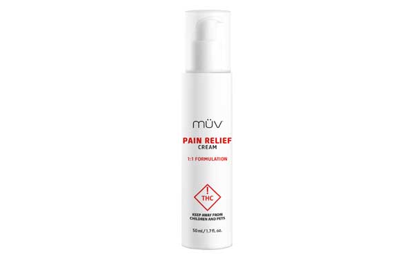 Photograph of product: MUV Pain Relief Cream 1:1 (200 MG TH-oui/200 MG CBD)