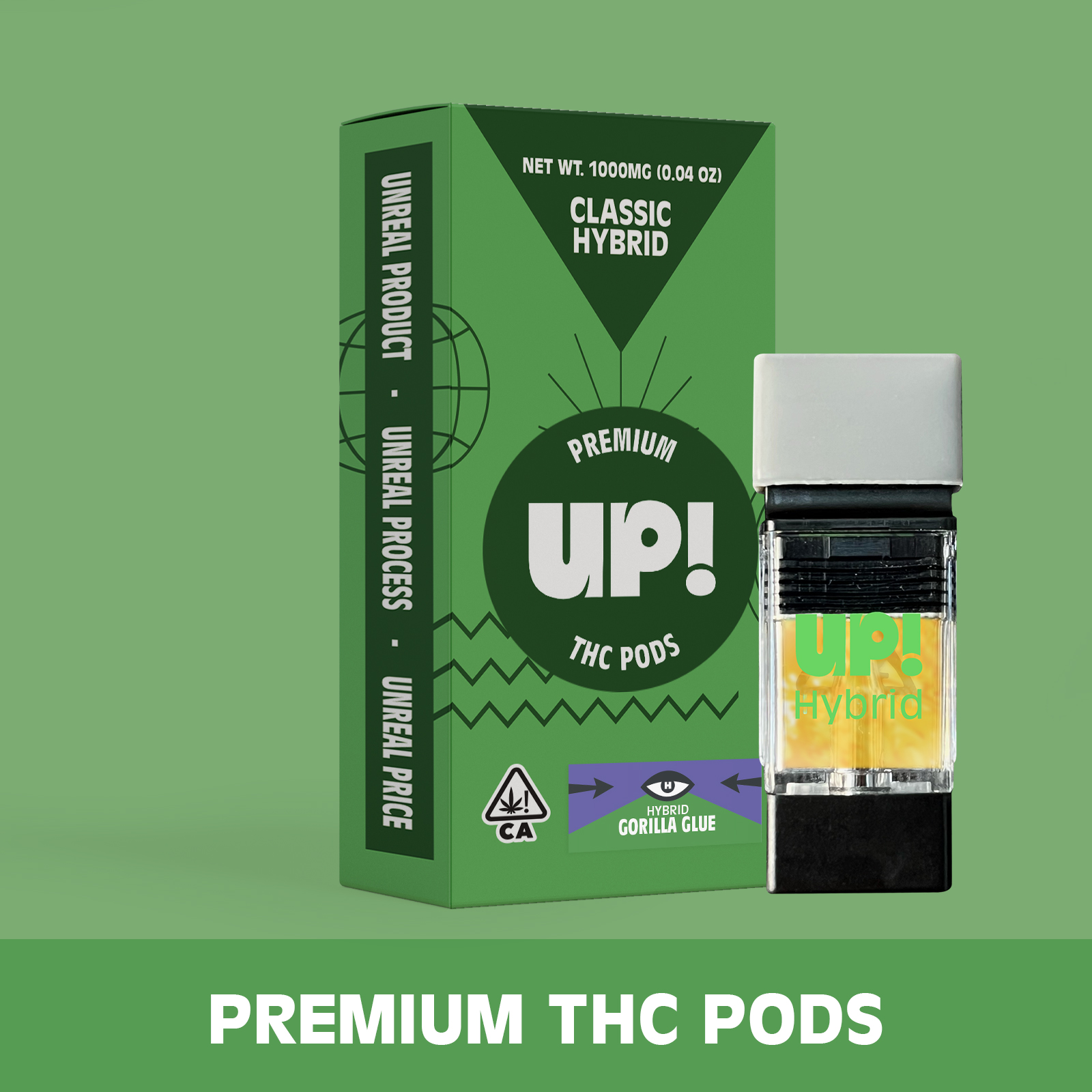 Photograph of product: UP! - Gorilla Glue (Hybrid) Classic Pod