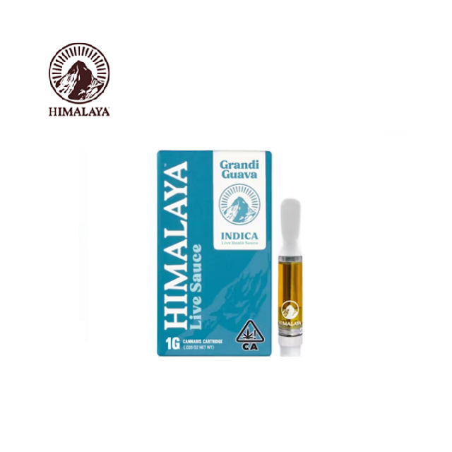 Photograph of product: GRANDI GUAVA 1G LIVE RESIN SAUCE CARTRIDGE