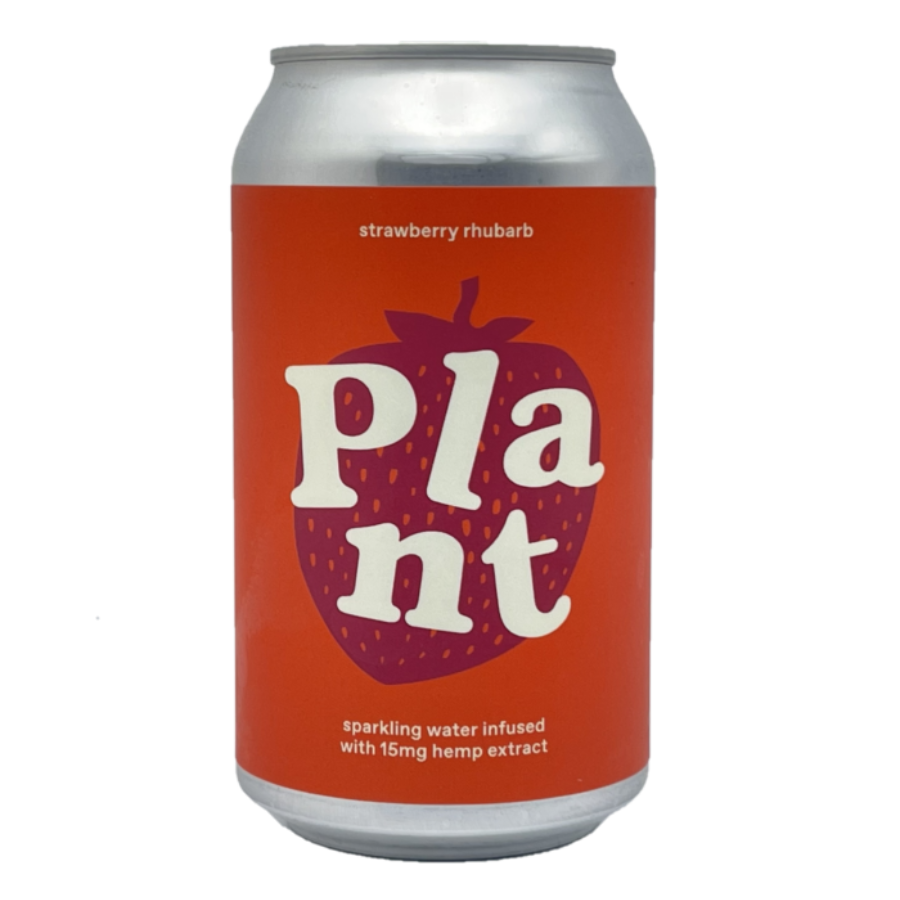 Photograph of product: Strawberry Rhubarb Plant CBD Water