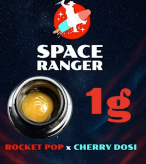 Photograph of product: Rocket Pop x Cherry Dosi - Cured Badder - 1g