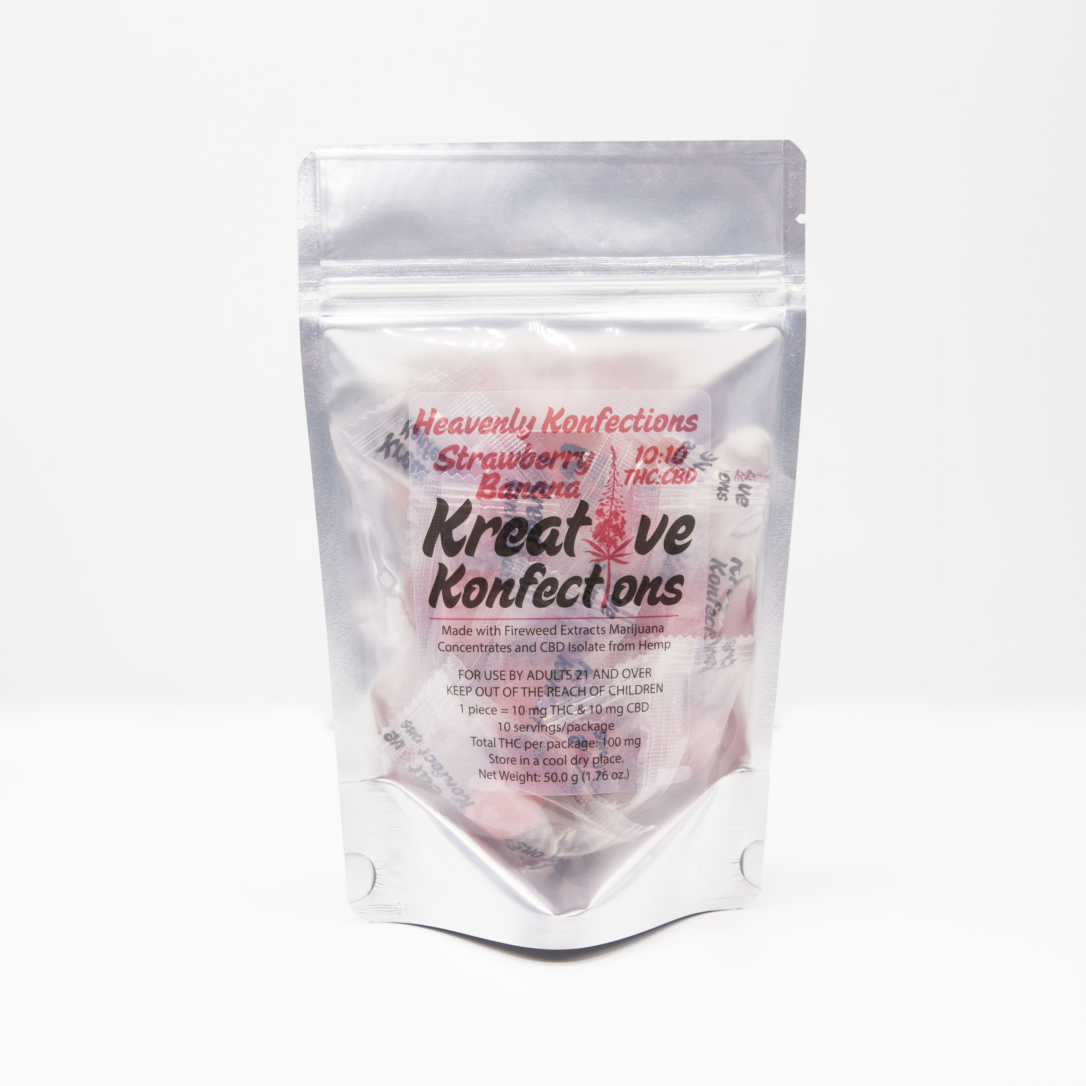Photograph of product: Strawberry Banana Heavenly Soft Chews - 100mg