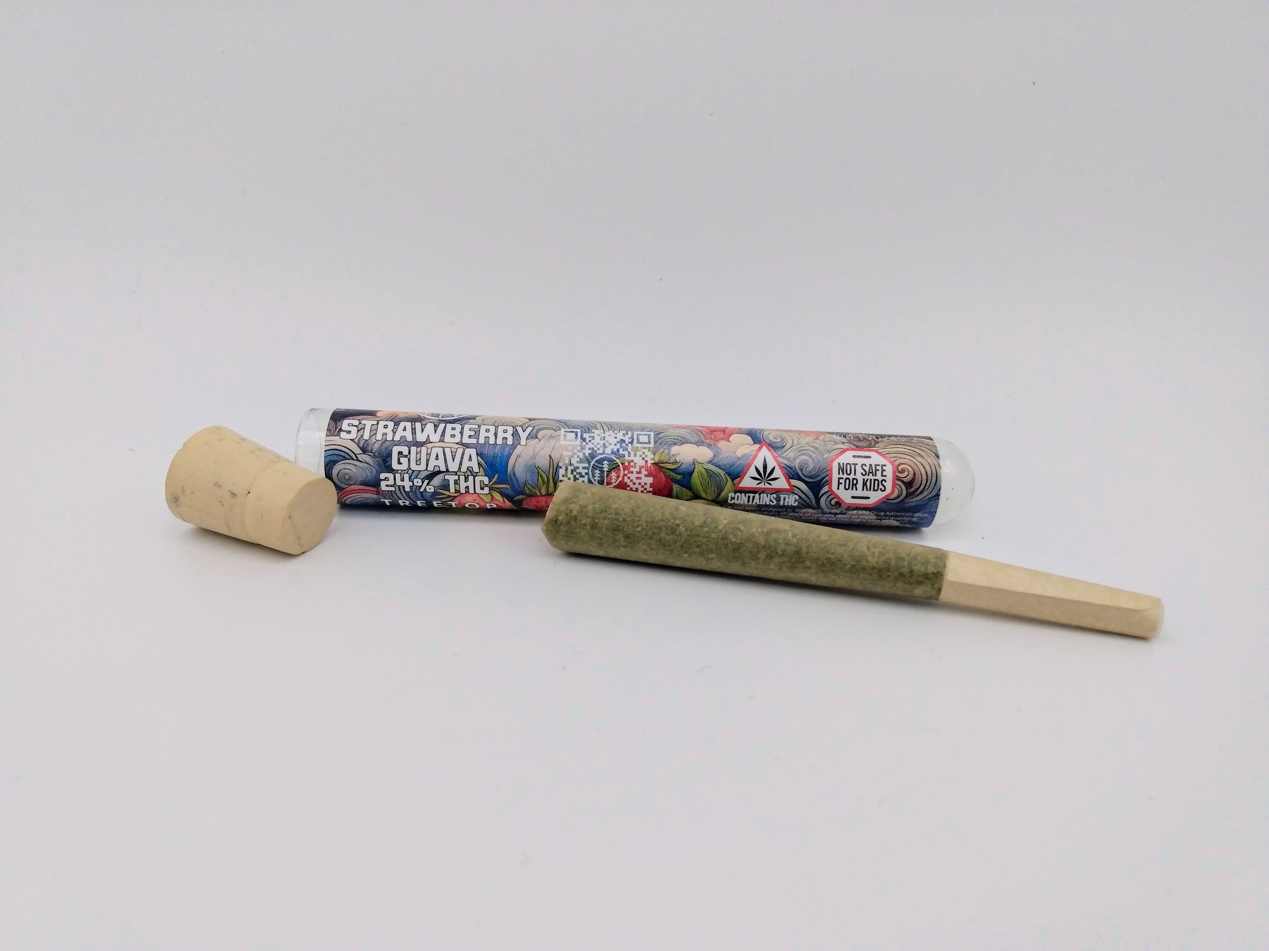 Photograph of product: Treetop Alliance | Strawberry Guava | Pre-Roll | .75g | 24.80% TH-oui