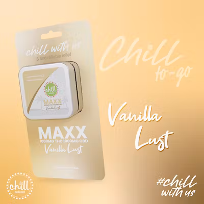 Photograph of product: Chill Medicated - Chill To-Go Vanilla Lust MAXX 1000mg:1000mg Topical