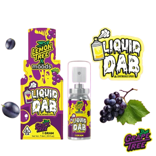 Photograph of product: Moods | Grape Tree Liquid Dab Spray | 1g