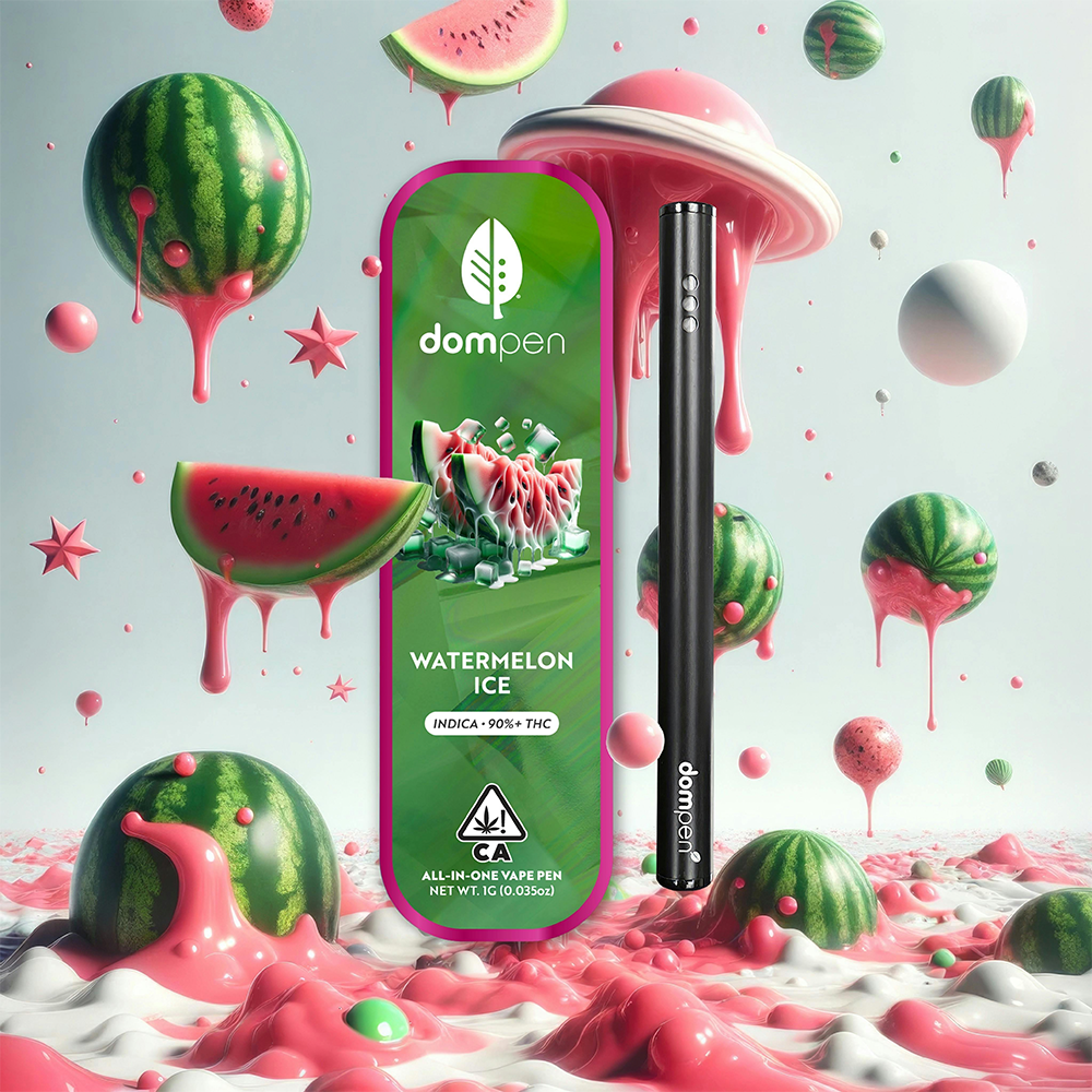 Photograph of product: Dom Pen - 1g Disposable AIO - Watermelon Ice