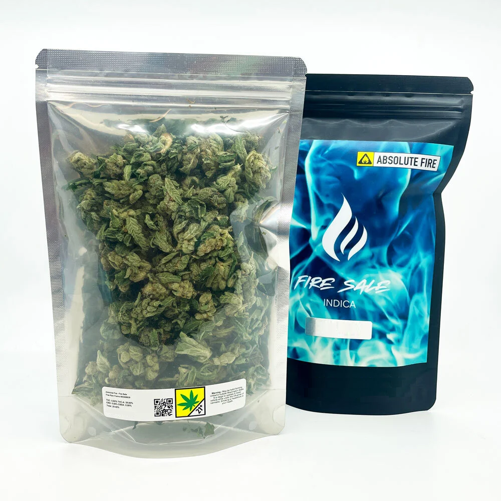 Photograph of product: Absolute Fire Ghost Train Haze Flower Oui'd - 28g