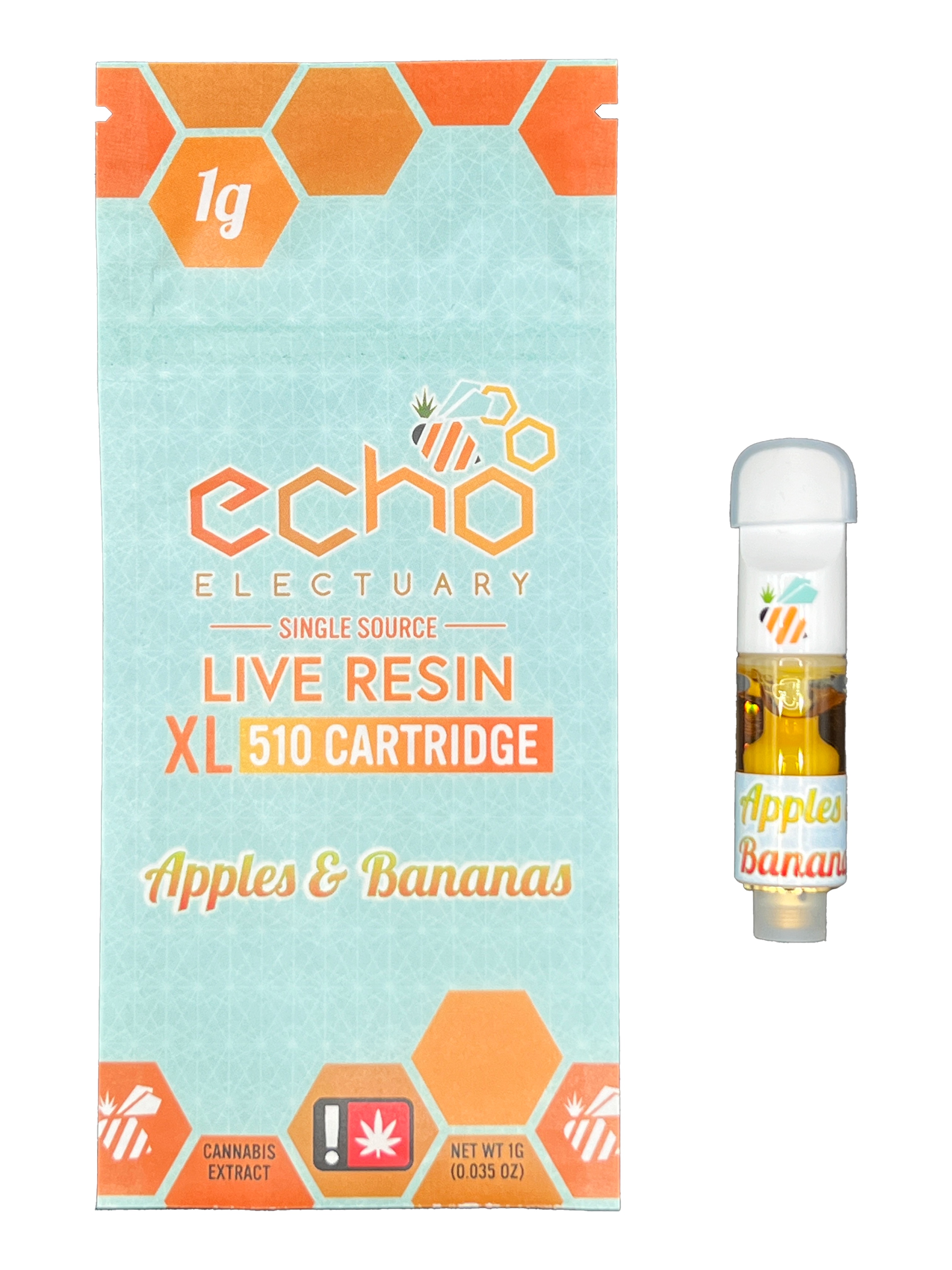 Photograph of product: Apples & Bananas Live Nectar XL Cartridge