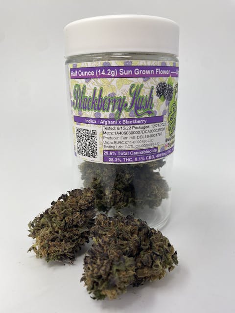 Photograph of product: Blackberry Kush 14g Outdoor - 