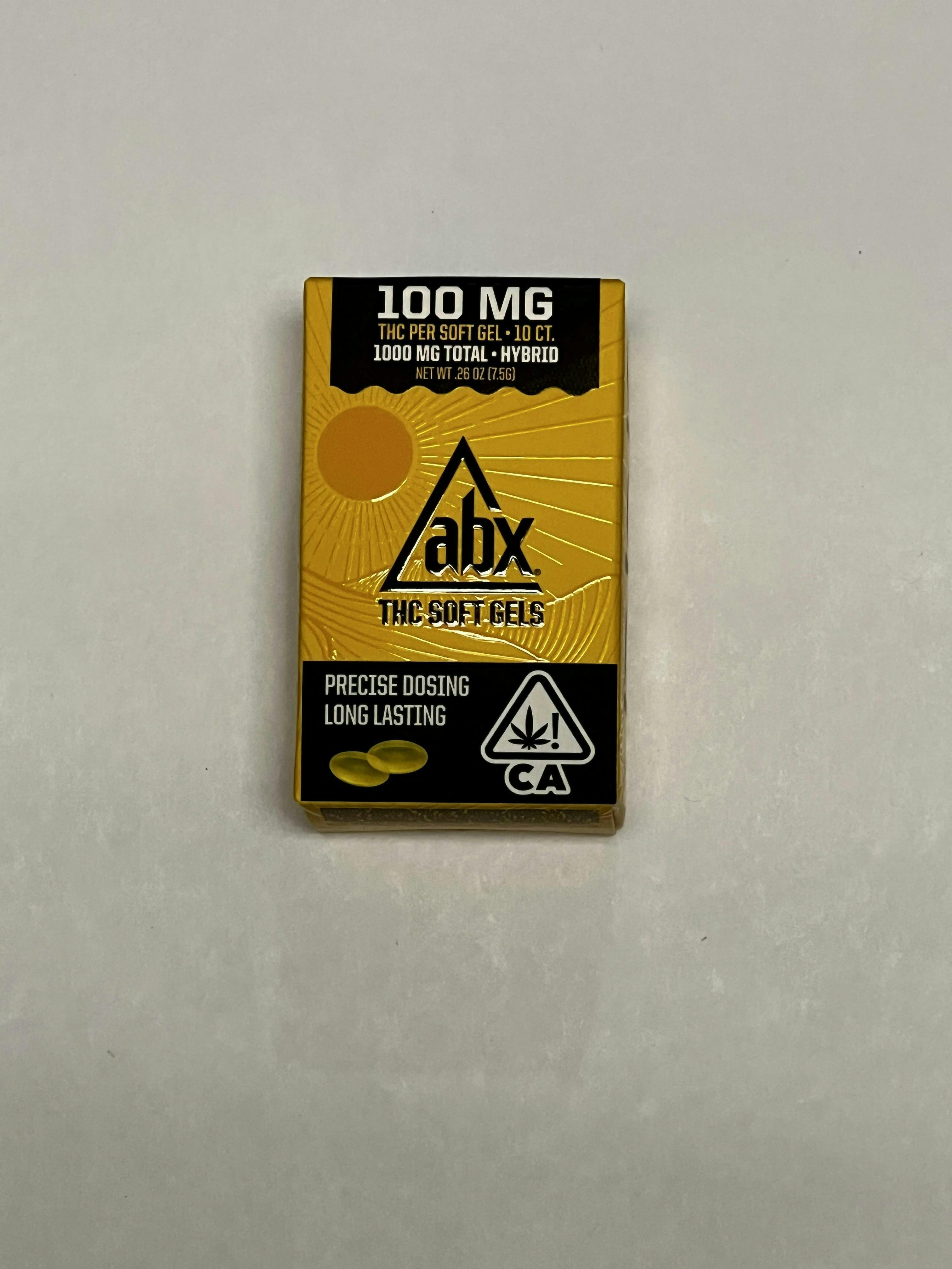 Photograph of product: ABX - ABX Soft Gels 100mg TH-oui