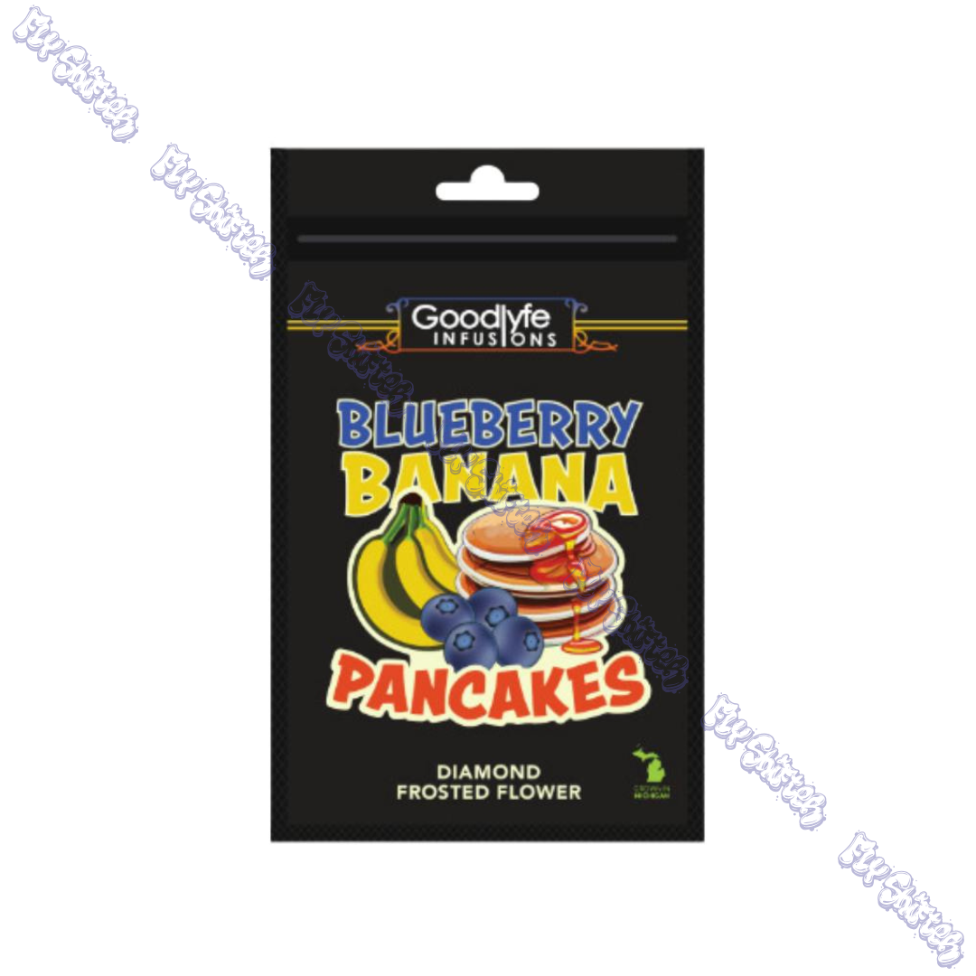Photograph of product: Goodlyfe Diamond Frosted Blueberry Banana Pancake 3.5g