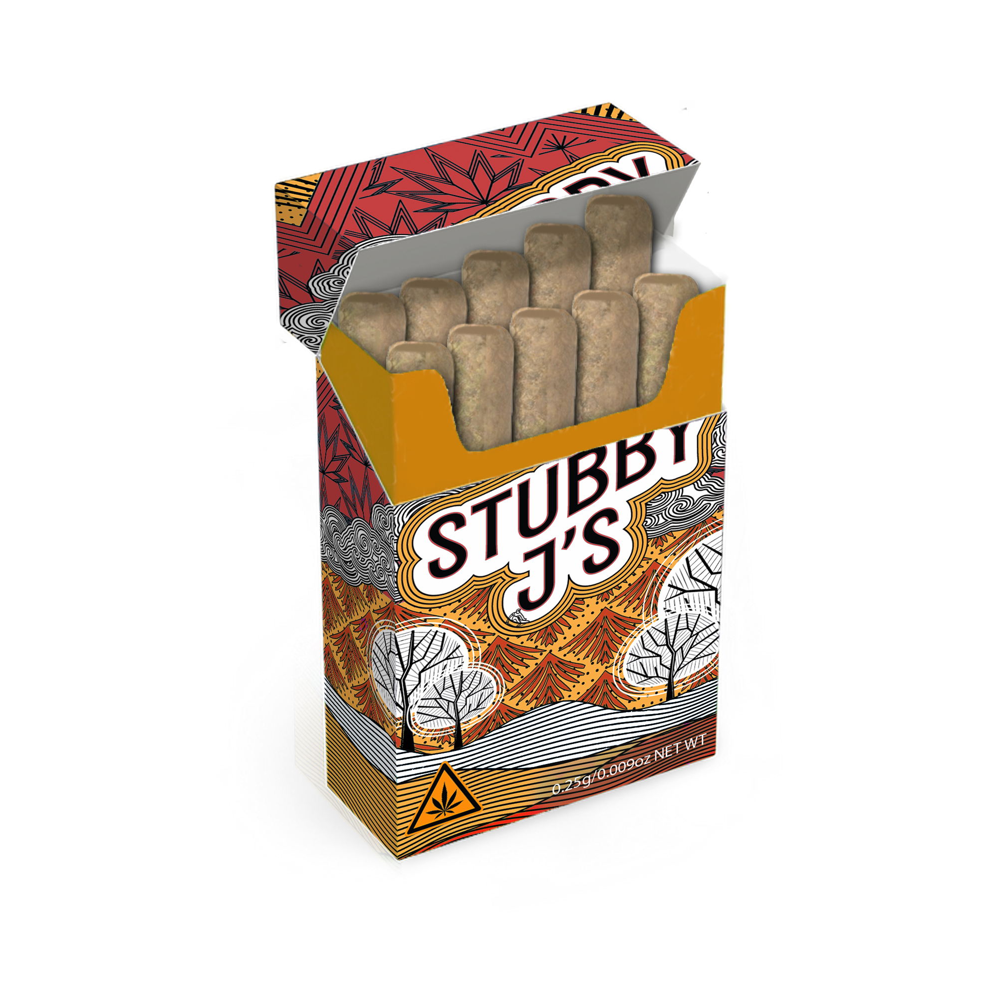 Photograph of product: SJ Infused Flower Pre-Rolls au chocolat Burger (10pk)