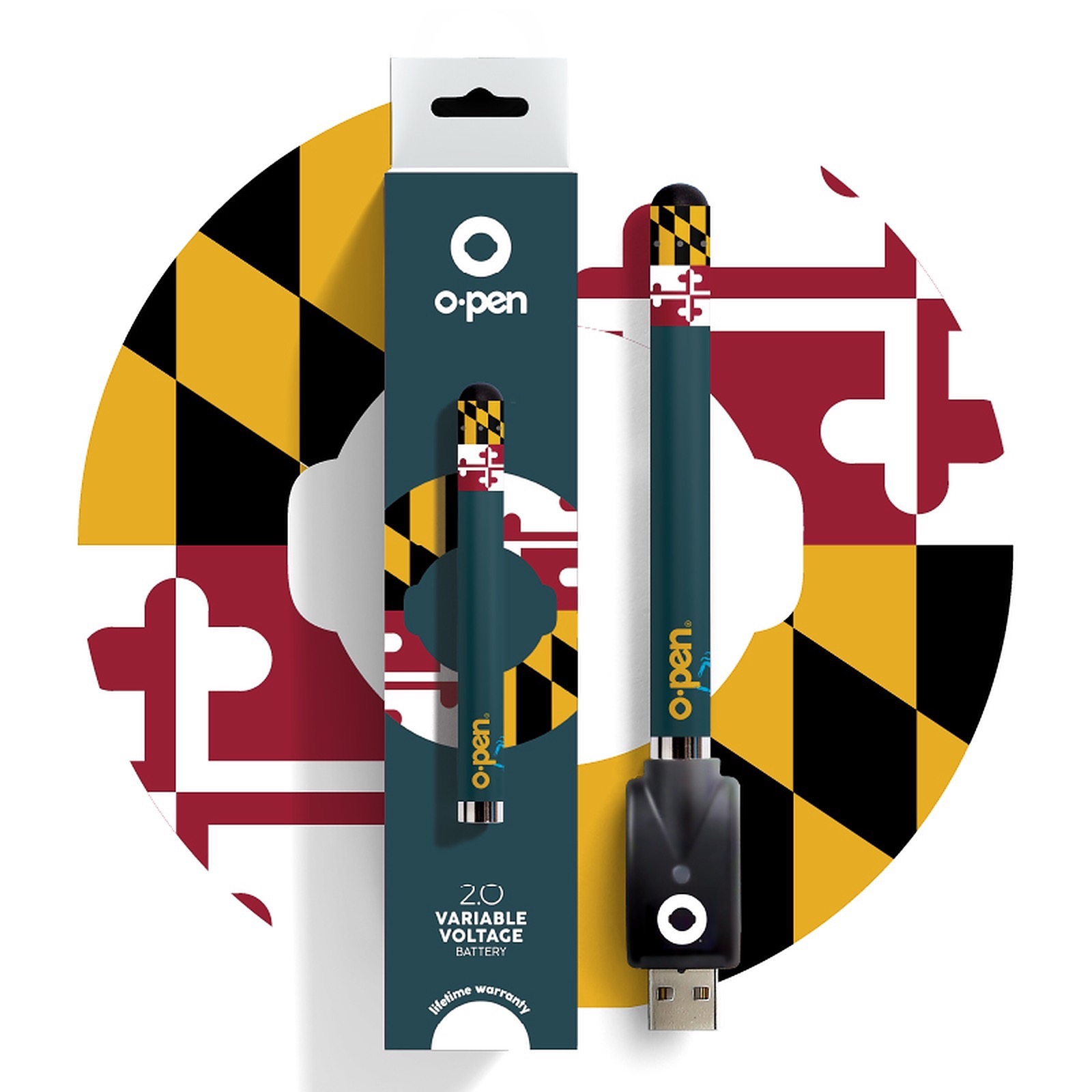 Photograph of product: O.Pen Variable Voltage Battery - Maryland