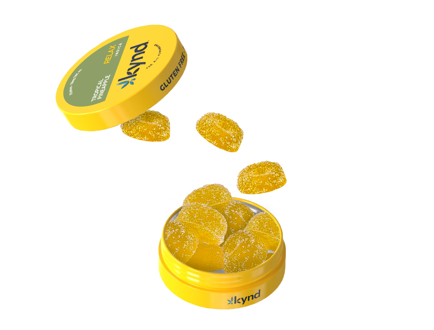 Photograph of product: Relax Tropical Pineapple | 10pk Soft Lozenges