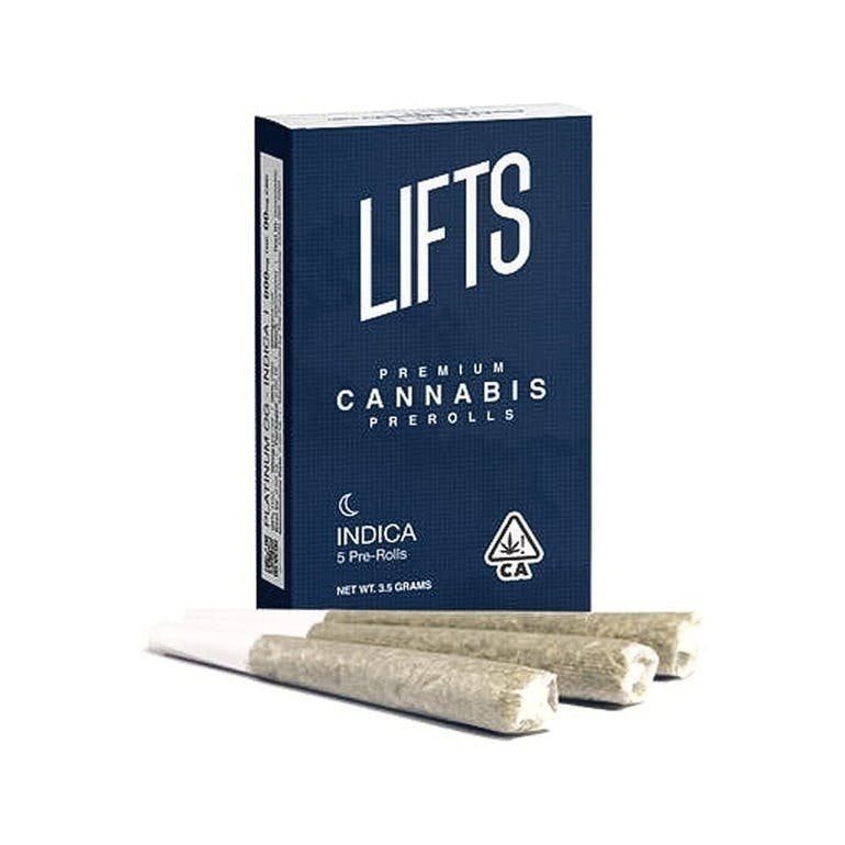 Photograph of product: The Cure Company | Skywalker Lifts | 5pk Pre-Rolls