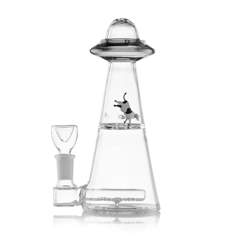 Photograph of product: 6" HEMPER UFO VORTEX GLASS BUBBLER SMOKE